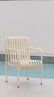 Aurora Arm Dining Chair - Beige