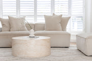 The Oversized Coffee Table - Travertine