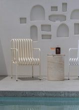 Load image into Gallery viewer, The “Aurora” beige dining chair - metal - pre order arriving late May
