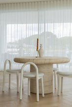 Load image into Gallery viewer, The “Estelle” Dining Table -  Travertine
