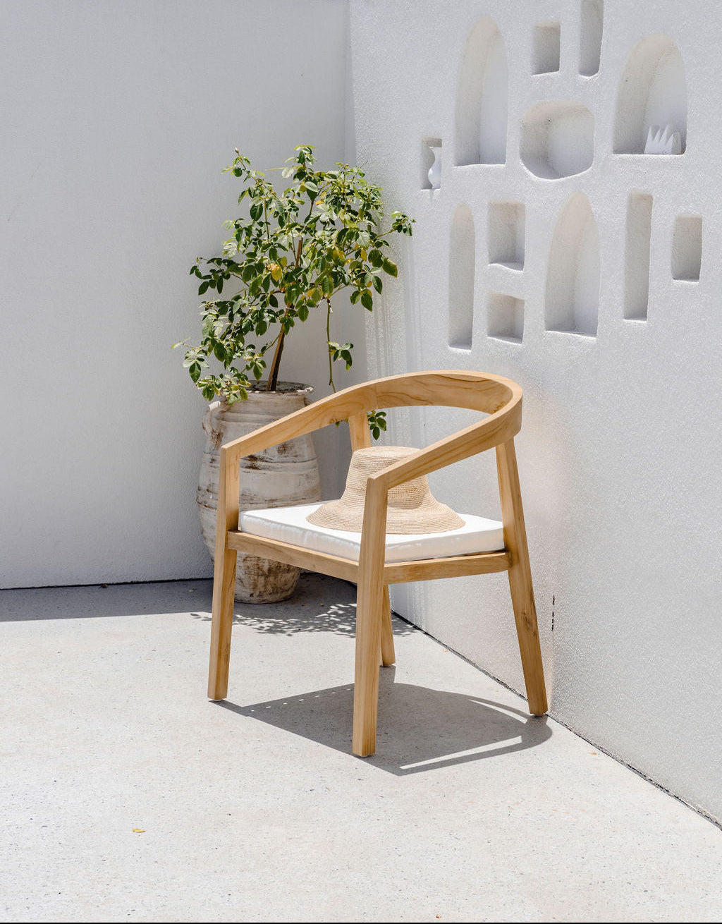 Eve Outdoor Dining Chair - Teak Wood