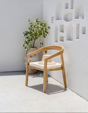 Eve Outdoor Dining Chair - Teak Wood