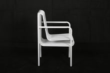 Load image into Gallery viewer, The “Aurora” white dining chair - metal
