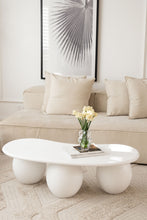 Load image into Gallery viewer, The Lumira coffee table - pure white concrete - pre order 12-14 week wait
