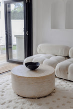 Load image into Gallery viewer, The Travertine Curve Coffee Table
