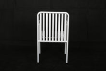 Load image into Gallery viewer, The “Aurora” white dining chair - metal
