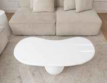 Load image into Gallery viewer, The Lumira coffee table - pure white concrete - pre order 12-14 week wait
