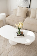 Load image into Gallery viewer, The Lumira coffee table - pure white concrete - pre order 12-14 week wait
