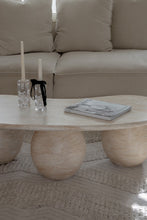 Load image into Gallery viewer, The Lumira Travertine Coffee Table - pre order arriving June
