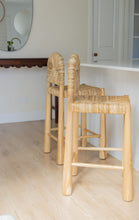 Load image into Gallery viewer, The Boheme counter stool- seagrass - pre order arriving late May

