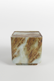 Goldie Side Table - Latte Marble