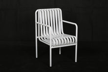 Load image into Gallery viewer, The “Aurora” white dining chair - metal
