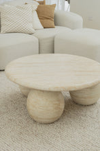 Load image into Gallery viewer, The Priscilla curve coffee table - travertine - pre order arriving late May
