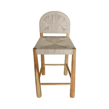 Load image into Gallery viewer, The Boheme counter stool - rope - pre order 12-14 weeks
