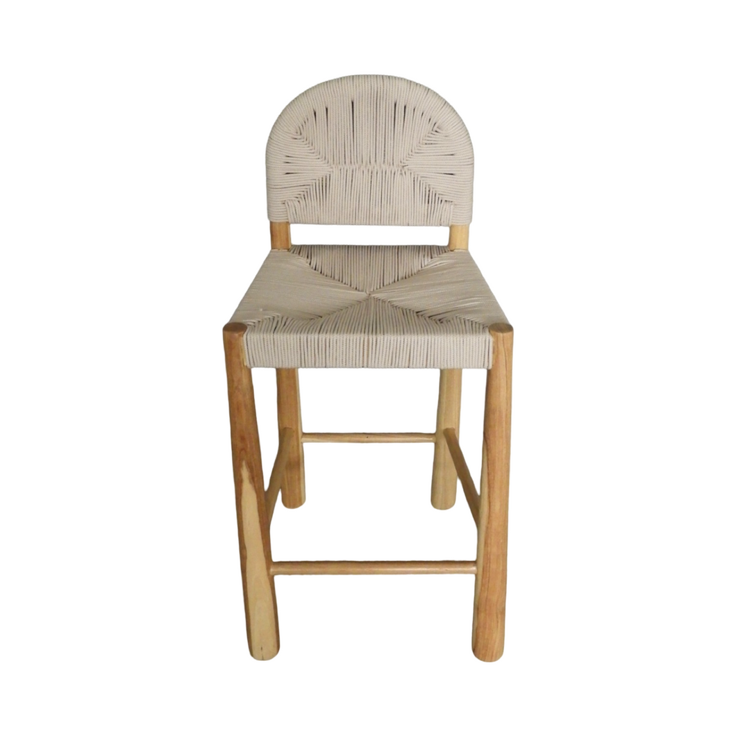 The Boheme counter stool - rope - pre order 12-14 weeks