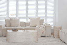 Load image into Gallery viewer, The Travertine Odyssey Coffee Table - pre order arriving late April
