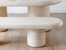 Load image into Gallery viewer, The travertine Kove dining table - pre order arriving June
