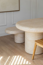 Load image into Gallery viewer, The travertine Kove dining table - pre order arriving June
