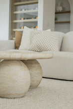 Load image into Gallery viewer, The Priscilla curve coffee table - travertine - pre order arriving late May
