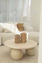 Load image into Gallery viewer, The Priscilla curve coffee table - travertine - pre order arriving late May
