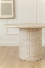 Load image into Gallery viewer, The “Amore” dining table - travertine
