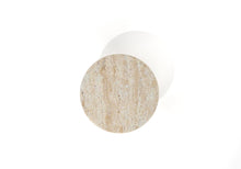 Load image into Gallery viewer, The Log Side Table - Travertine
