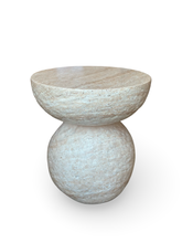 Load image into Gallery viewer, The Xena side table - travertine

