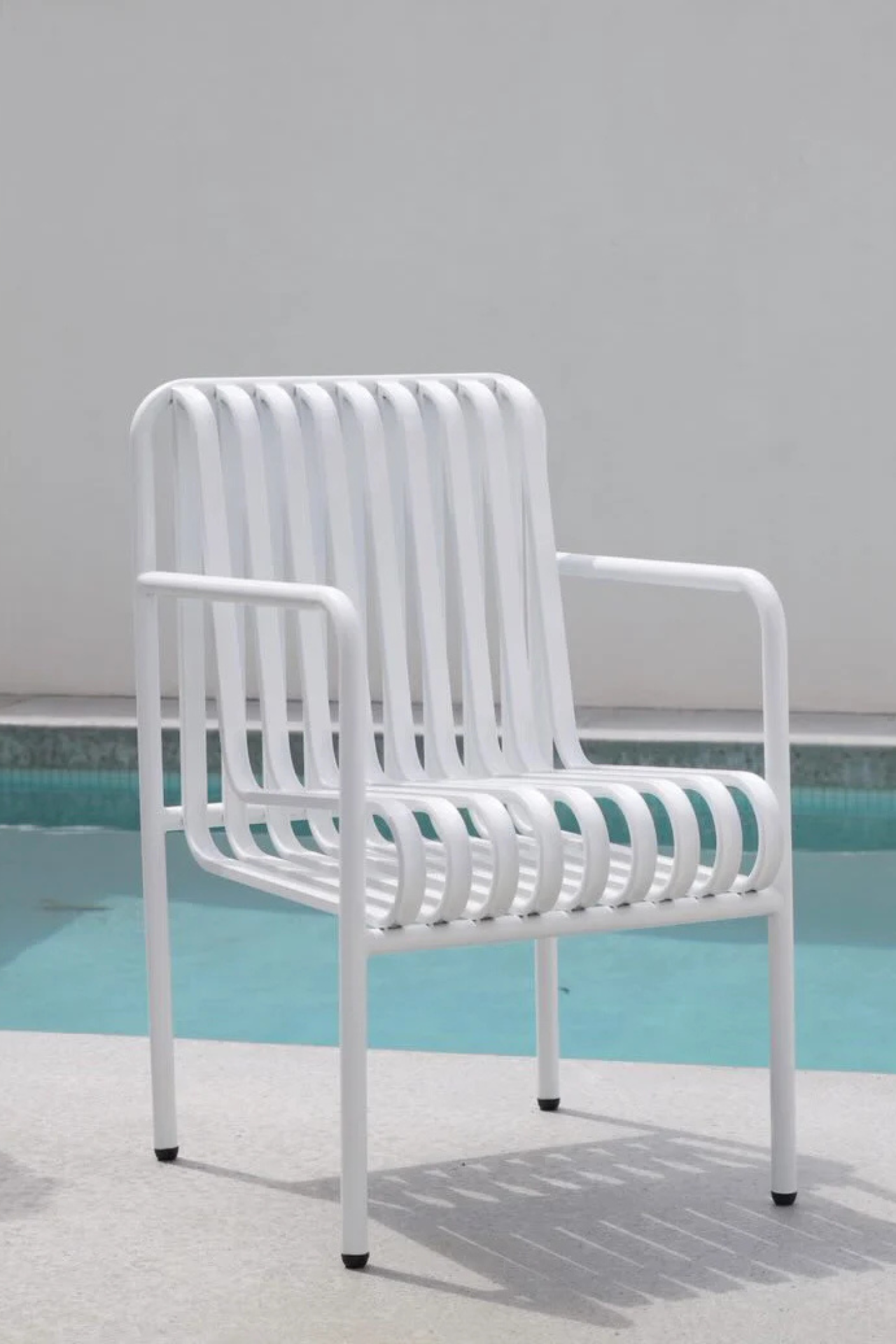 Aurora Arm Dining Chair - White