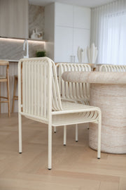 Aurora Armless Dining Chair - Beige