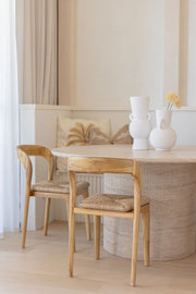 The Byron Seagrass Dining Chair - teak wood - Pre order arriving November