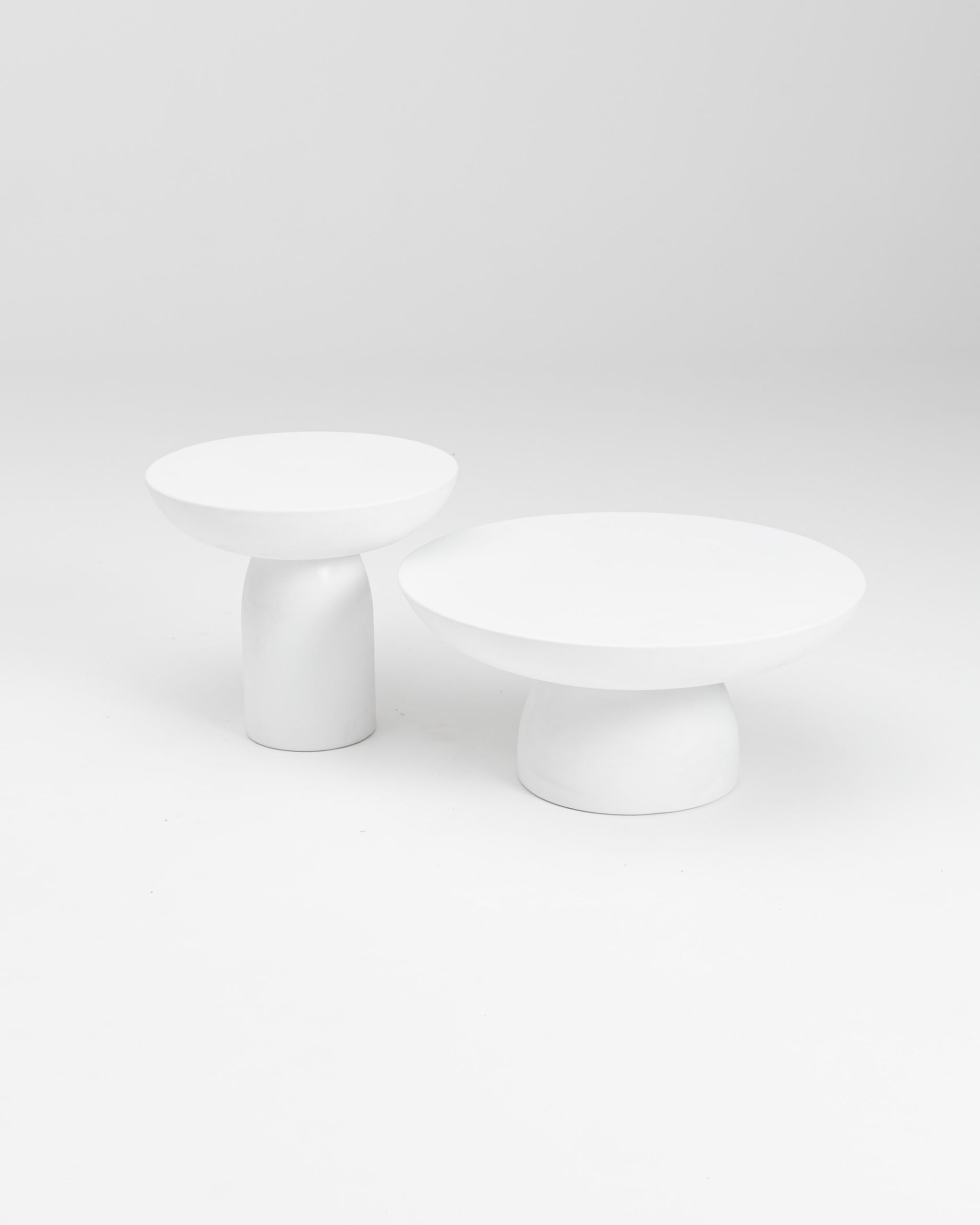Burly Side Table - White