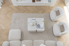 Load image into Gallery viewer, The “Jigsaw” stone concrete coffee table
