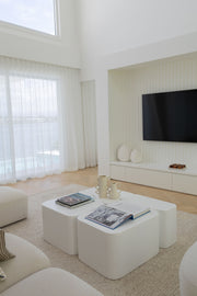 The "Jigsaw" coffee table - pure white coffee table