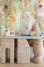 Load image into Gallery viewer, The &quot;Outcast&quot; console - travertine - pre order 12-14 week wait
