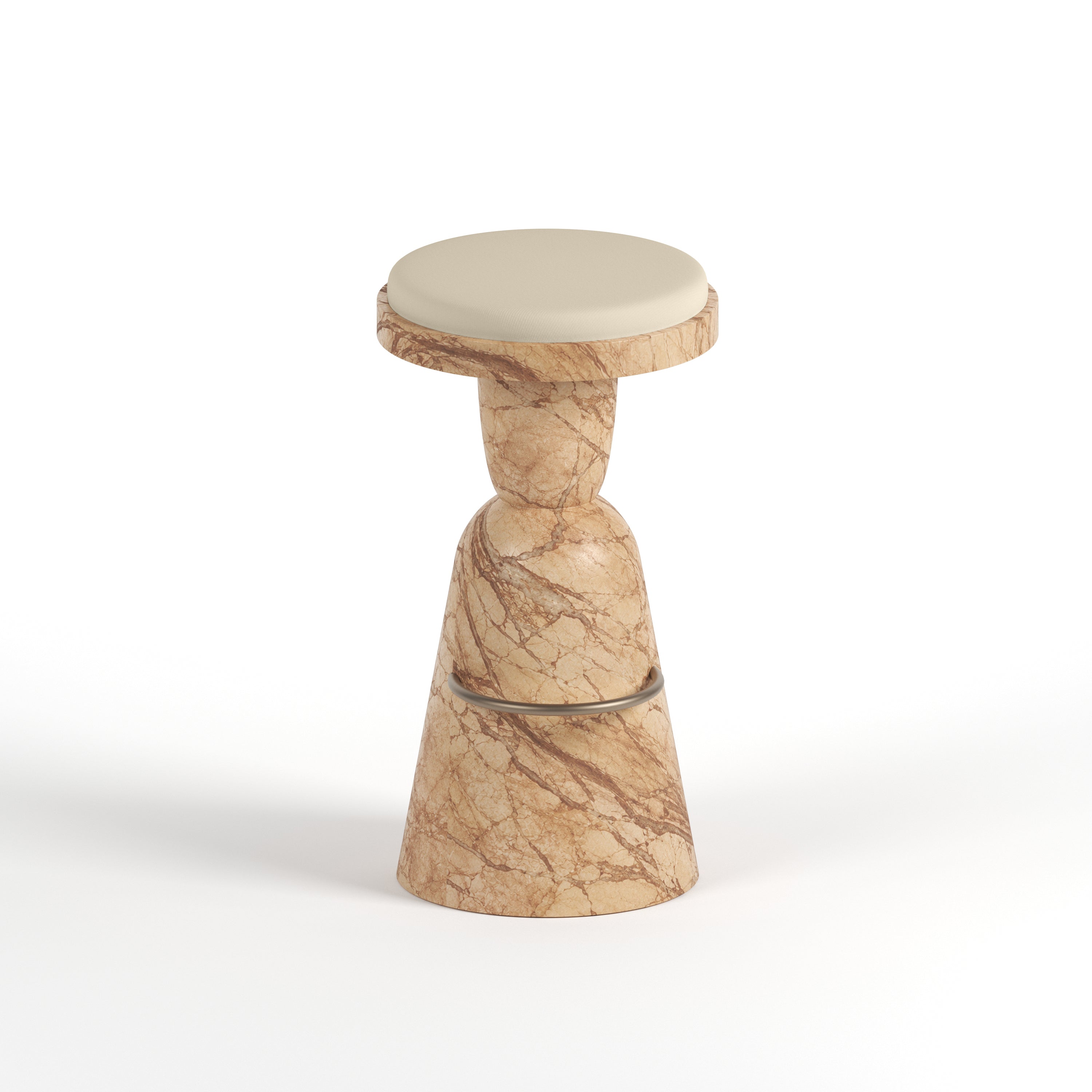 Eezi Dry Bar Counter Stool - Tigers Eye Marble (Pre-order arriving August)
