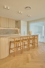 Load image into Gallery viewer, The “Oasis” Counter Stool - Teak Wood
