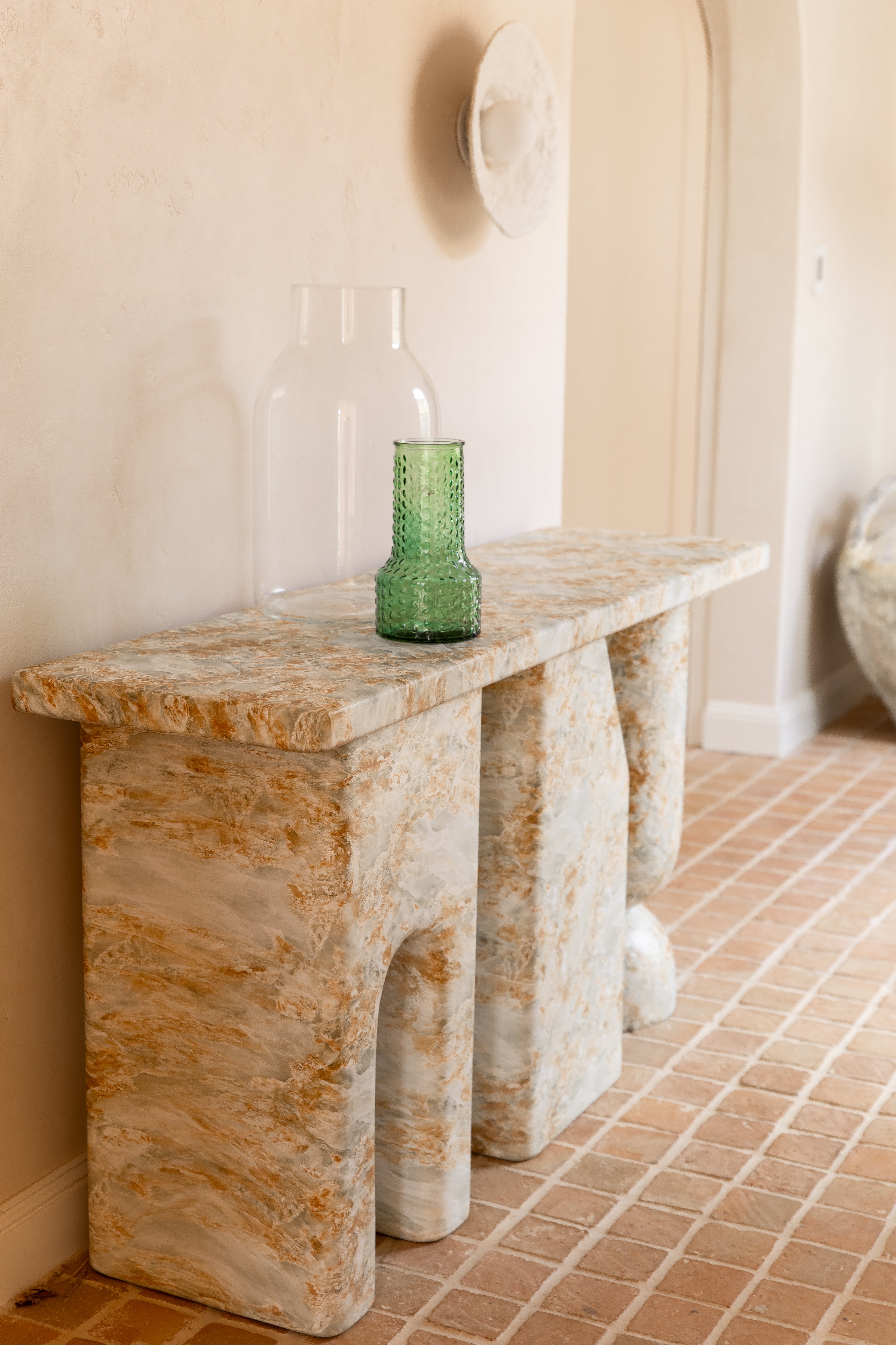 Outcast Console - Matcha Marble