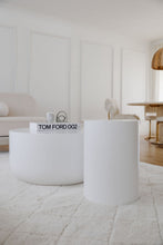 Load image into Gallery viewer, The “Curve” coffee table - pure white concrete
