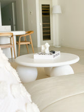 Load image into Gallery viewer, The Priscilla-curve coffee table - pure white concrete
