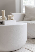 Load image into Gallery viewer, The Curve Coffee Table - pure white ripple concrete
