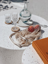 Load image into Gallery viewer, The Curve Coffee Table - mauve speckle terrazzo
