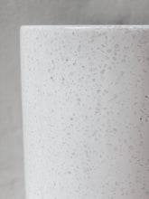 Load image into Gallery viewer, The log side table - grey speckled terrazzo
