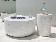 Load image into Gallery viewer, The Curve Coffee Table - mauve speckle terrazzo
