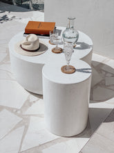 Load image into Gallery viewer, The log side table - grey speckled terrazzo
