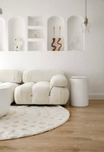 Load image into Gallery viewer, The log side table - pure white concrete

