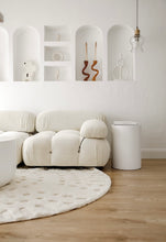 Load image into Gallery viewer, The Log Side Table - pure white concrete - pre order arriving May
